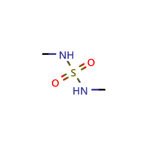 Chemical structure of N,N'-dimethylsulphamide , CAS 22504-72-9, AChemBlock X208451