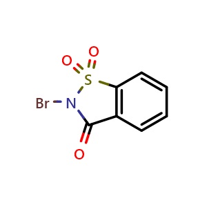 Chemical structure of N-Bromosaccharin , CAS 35812-01-2, AChemBlock X208487