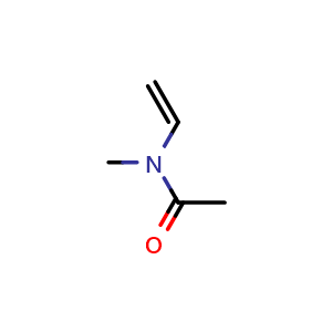 Chemical structure of N-methyl-N-vinylacetamide , CAS 3195-78-6, AChemBlock X208529
