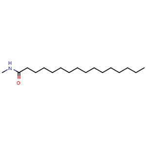 Chemical structure of N-methylpalmitamide , CAS 7388-58-1, AChemBlock X208530