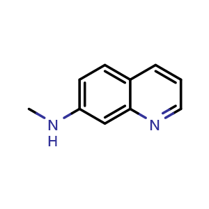 Chemical structure of N-methylquinolin-7-amine , CAS 128278-08-0, AChemBlock X208533