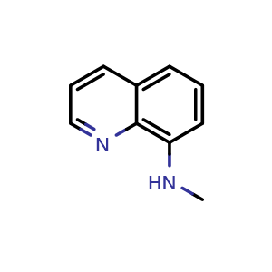 Chemical structure of N-methylquinolin-8-amine , CAS 14148-44-8, AChemBlock X208534