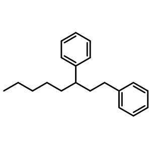 Chemical structure of octane-1,3-diyldibenzene , CAS 79606-18-1, AChemBlock X208546