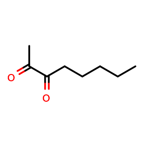 Chemical structure of octane-2,3-dione , CAS 585-25-1, AChemBlock X208547
