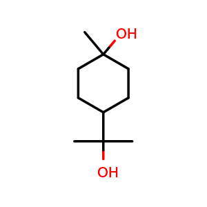 Chemical structure of p-menthane-1,8-diol , CAS 80-53-5, AChemBlock X208571