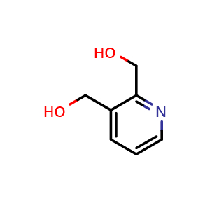 Chemical structure of pyridine-2,3-diyldimethanol , CAS 38070-79-0, AChemBlock X208602