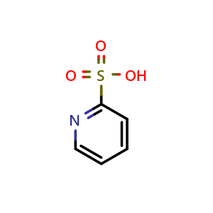 Chemical structure of Pyridine-2-sulfonic acid , CAS 15103-48-7, AChemBlock X208603
