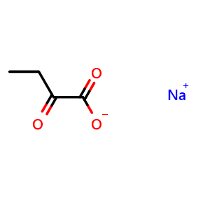 Chemical structure of Sodium 2-oxobutanoate , CAS 2013-26-5, AChemBlock X208628