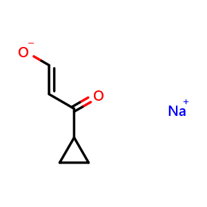 sodium 3-cyclopropyl-3-oxoprop-1-en-1-olate
