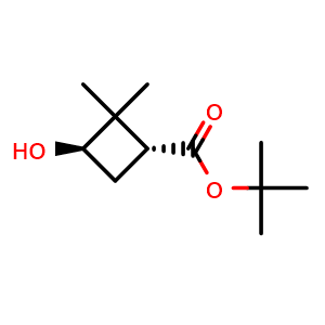 tert-butyl (1R,3R)-3-hydroxy-2,2-dimethylcyclobutane-1-carboxylate