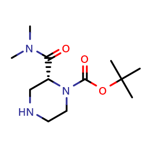 tert-butyl (R)-2-(dimethylcarbamoyl)piperazine-1-carboxylate