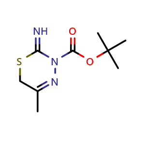 tert-butyl 2-imino-5-methyl-2H-1,3,4-thiadiazine-3(6H)-carboxylate