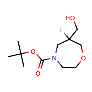 tert-butyl 6-fluoro-6-(hydroxymethyl)-1,4-oxazepane-4-carboxylate