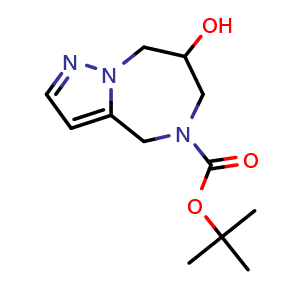 tert-butyl 7-hydroxy-7,8-dihydro-4H-pyrazolo[1,5-a][1,4]diazepine-5(6H)-carboxylate