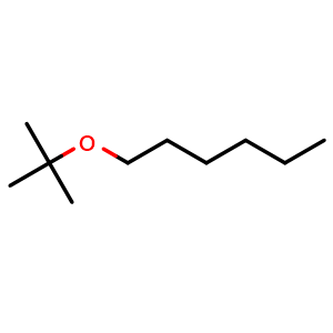 Chemical structure of tert-Butyl n-hexyl ether , CAS 69775-79-7, AChemBlock X208807