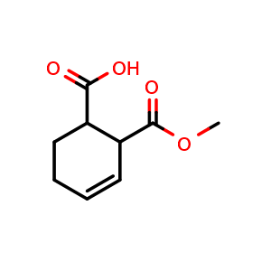 Chemical structure of Tetrahydrophthalic acid methyl ester , CAS 56124-48-2, AChemBlock X208816