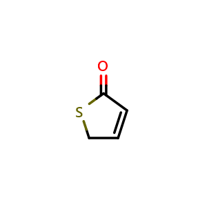 Chemical structure of Thiophen-2(5h)-one , CAS 3354-32-3, AChemBlock X208821