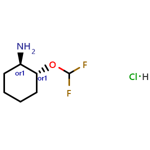 trans-2-(difluoromethoxy)cyclohexanamine hydrochloride