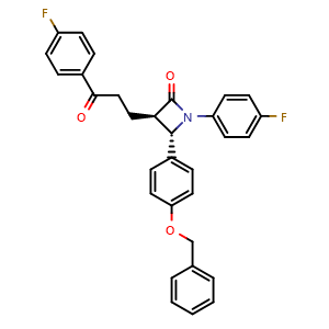 (3R,4S)-4-(4-(Benzyloxy)phenyl)-1-(4-fluorophenyl)-3-(3-(4-fluorophenyl)-3-oxopropyl)azetidin-2-one