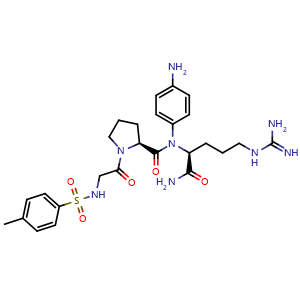 (S)-N-((S)-1-amino-5-guanidino-1-oxopentan-2-yl)-N-(4-aminophenyl)-1-(tosylglycyl)pyrrolidine-2-carboxamide
