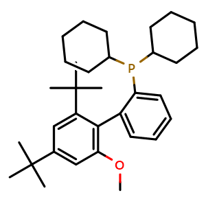 [2',4'-Bis(1,1-dimethylethyl)-6'-methoxy[1,1'-biphenyl]-2-yl]dicyclohexylphosphine