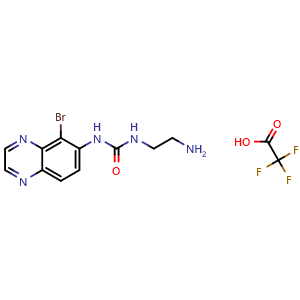 1-(2-aminoethyl)-3-(5-bromoquinoxalin-6-yl)urea 2,2,2-trifluoroacetate