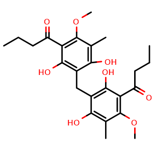 Chemical structure of Pseudoaspidin , CAS 478-28-4, AChemBlock X208981