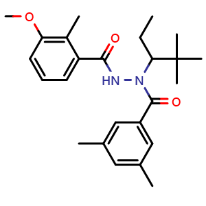 N'-(3,5-dimethylbenzoyl)-N'-(2,2-dimethylpentan-3-yl)-3-methoxy-2-methylbenzohydrazide