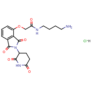 N-(4-Aminobutyl)-2-[[2-(2,6-dioxo-3-piperidyl)-1,3-dioxoisoindolin-4-yl]oxy]acetamide hydrochloride