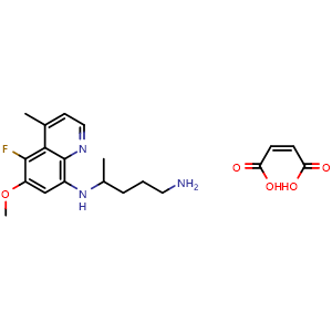 N4-(5-fluoro-6-methoxy-4-methylquinolin-8-yl)pentane-1,4-diamine maleate