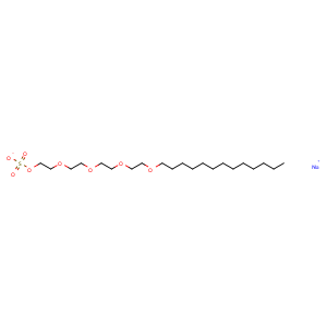 sodium 3,6,9,12-tetraoxapentacosyl sulphate