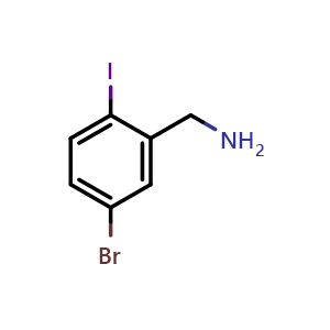 (5-bromo-2-iodophenyl)methanamine