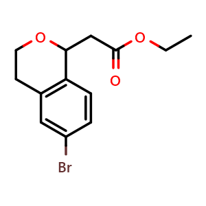 (6-Bromo-Isochroman-1-Yl)-Acetic acid Ethyl Ester
