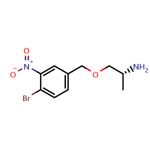 (R)-1-((4-bromo-3-nitrobenzyl)oxy)propan-2-amine