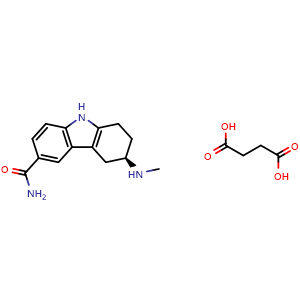 Chemical structure of Frovatriptan succinate , CAS 158930-09-7, AChemBlock X209567