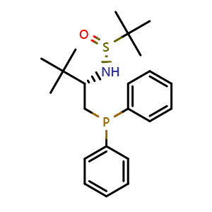 [S(R)]-N-[(1S)-1-[(Diphenylphosphino)methyl]-2,2-dimethylpropyl]-2-methyl-2-propanesulfinamide