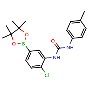 1-(2-chloro-5-(4,4,5,5-tetramethyl-1,3,2-dioxaborolan-2-yl)phenyl)-3-(p-tolyl)urea