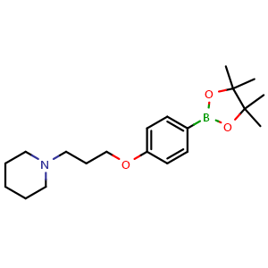 1-(3-(4-(4,4,5,5-Tetramethyl-1,3,2-dioxaborolan-2-yl)phenoxy)propyl)piperidine