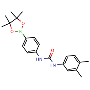 1-(3,4-dimethylphenyl)-3-(4-(4,4,5,5-tetramethyl-1,3,2-dioxaborolan-2-yl)phenyl)urea