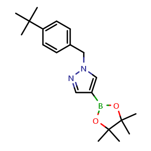 1-(4-(tert-butyl)benzyl)-4-(4,4,5,5-tetramethyl-1,3,2-dioxaborolan-2-yl)-1H-pyrazole