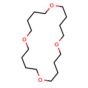 Chemical structure of 1,6,11,16-Tetraoxacycloeicosane , CAS 17043-02-6, AChemBlock X209761