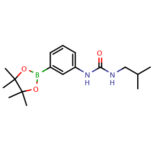 1-Isobutyl-3-(3-(4,4,5,5-tetramethyl-1,3,2-dioxaborolan-2-yl)phenyl)urea