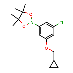 2-(3-Chloro-5-(cyclopropylmethoxy)phenyl)-4,4,5,5-tetramethyl-1,3,2-dioxaborolane