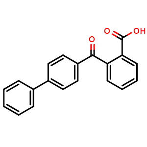 Chemical structure of 2-(4-Biphenylylcarbonyl)benzoic acid , CAS 42797-18-2, AChemBlock X209934