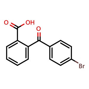 Chemical structure of 2-(4-bromobenzoyl)benzoic acid , CAS 2159-40-2, AChemBlock X209935