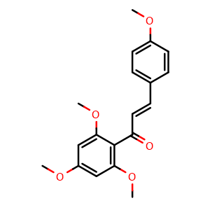 Chemical structure of 2',4,4',6'-Tetramethoxychalcone , CAS 94103-36-3, AChemBlock X210004