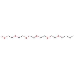 Chemical structure of 2,5,8,11,14,17-Hexaoxaheneicosane , CAS 102117-28-2, AChemBlock X210025