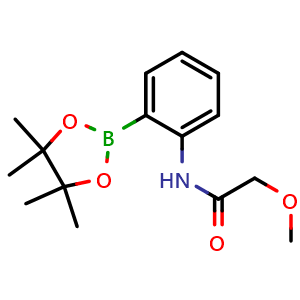 2-methoxy-N-[2-(tetramethyl-1,3,2-dioxaborolan-2-yl)phenyl]acetamide