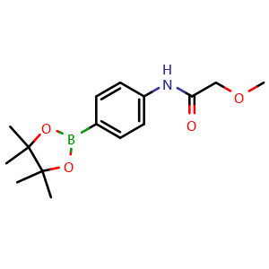 2-methoxy-N-[4-(tetramethyl-1,3,2-dioxaborolan-2-yl)phenyl]acetamide