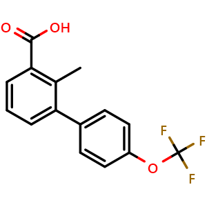 2-methyl-4'-(trifluoromethoxy)-[1,1'-biphenyl]-3-carboxylic acid